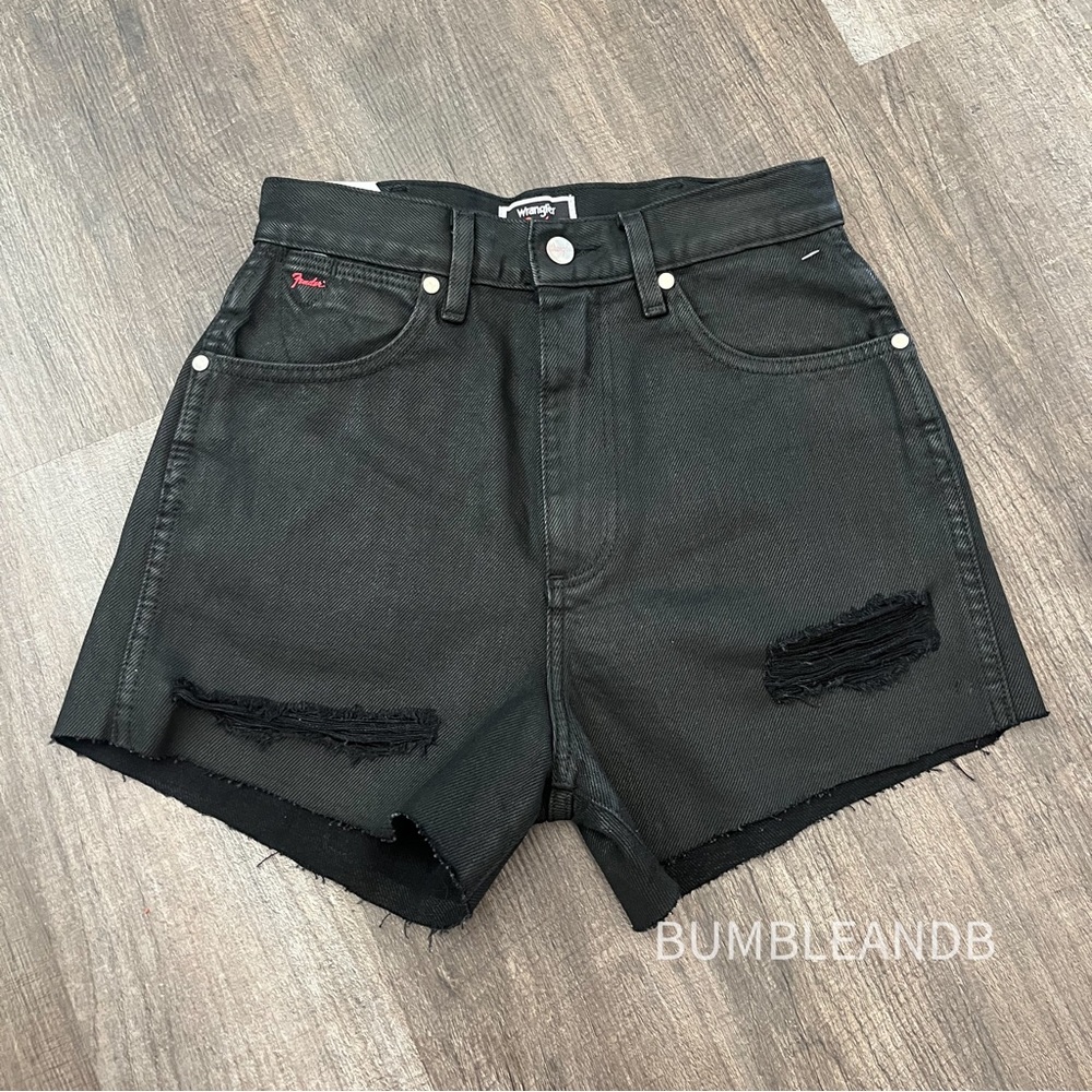 NWT Wrangler x Fender High Rise Festival Short